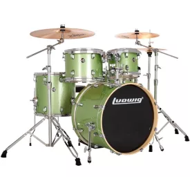   Ludwig Evolution 20" 5 részes dobszerelés állványzattal - Mint