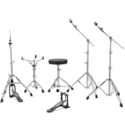 Ludwig Evolution 22" 5 részes dobszerelés állványzattal - Cherry