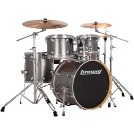  Ludwig Evolution 22" 5 részes dobszerelés állványzattal - Platinum