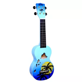 MAHALO MD1HA-BUB szoprán ukulele, Hawaii, Blue Burst