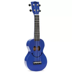Mahalo U-SMILE-BU szoprán ukulele, kék
