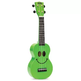 Mahalo U-SMILE-GN szoprán ukulele, zöld