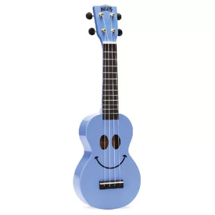 Mahalo U-SMILE-LBU szoprán ukulele, világos kék