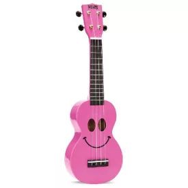 Mahalo U-SMILE-PK szoprán ukulele, rózsaszín