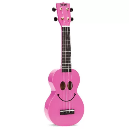 Mahalo U-SMILE-PK szoprán ukulele, rózsaszín