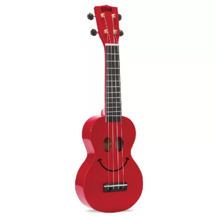 Mahalo U-SMILE-RD szoprán ukulele, vörös