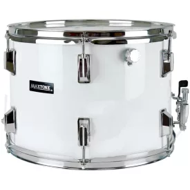 Maxtone MSC-14 kivonuló pergő, fa, fehér, 14x10