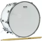 Maxtone MSC-14 kivonuló pergő, fa, fehér, 14x10