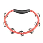 Meinl HTMT1R Tamburin, piros kétsoros félkör csörgőkarika