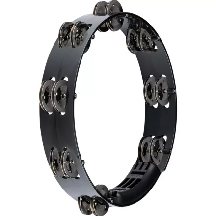 Meinl HTT10BK Tamburin, 10" kétsoros csörgőkarika, fekete