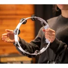 Meinl HTT10WH Tamburin, 10" kétsoros csörgőkarika, fehér