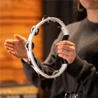 Meinl HTWH Tamburin, fehér egysoros Félkör csörgőkarika