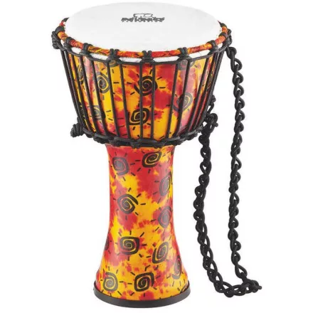 NINO Percussion PDJ1-S-F kötélhangolású szintetikus djembe 8" - minta F