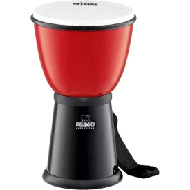 NINO Percussion NINO18R-BK 8" ABS djembe piros-fekete
