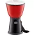 NINO Percussion NINO18R-BK 8" ABS djembe piros-fekete