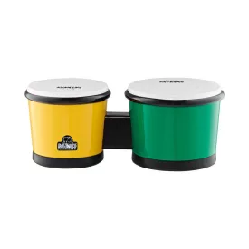   NINO Percussion NINO19G-Y 6½-7½" ABS bongó zöld-sárga