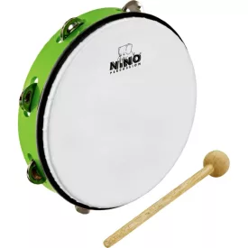 NINO Percussion NINO24GG 10" műanyag tamburin zöld