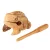 NINO Percussion NINO514NT közepes fa béka guiro