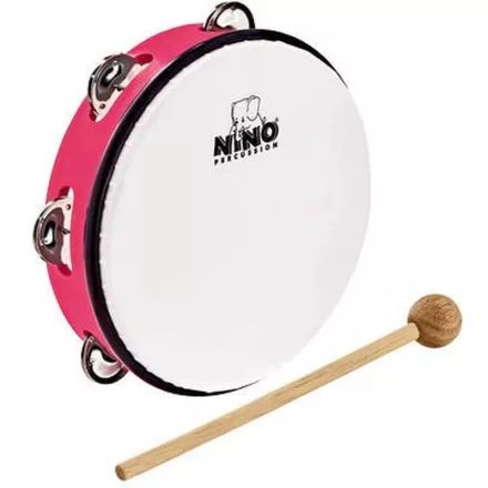 NINO Percussion NINO51SP 8" műanyag tamburin rózsaszín