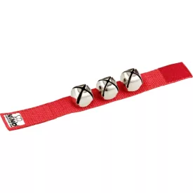   NINO Percussion NINO961R csuklóra rögzíthető csengő - piros