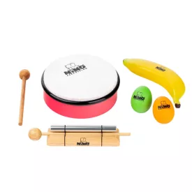   NINO Percussion NINOSET8 gyerek vegyes ritmushangszer szett - 5 db