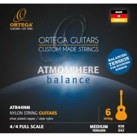Ortega NH-ATB44NM Klasszikus gitárhúr készlet, közepes