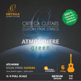   Ortega ATG44NH-ATG44NM Klasszikus gitár húrkészlet, közepes