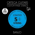 Ortega BJP-5 Banjo húr szett, 5 db
