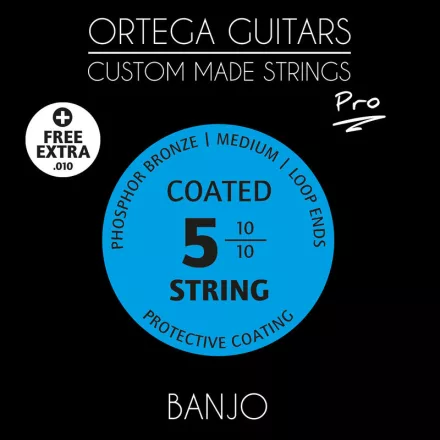 Ortega BJP-5 Banjo húr szett, 5 db