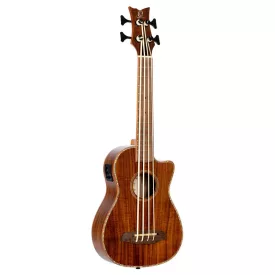   Ortega CAIMAN-BS-GB Elektro-akusztikus basszus ukulele, tokkal