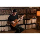 Ortega CAIMAN-BS-GB Elektro-akusztikus basszus ukulele, tokkal