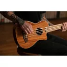 Ortega CAIMAN-BS-GB Elektro-akusztikus basszus ukulele, tokkal