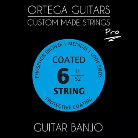 Ortega GBJP-6 Banjo húrkészlet, 6 húros