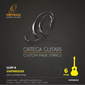 Ortega GLNY Guitarlele húrkészlet, 6 húros