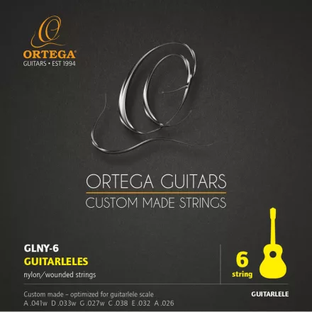 Ortega GLNY Guitarlele húrkészlet, 6 húros