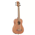 Ortega LIZZY-BS-GB-L Short scale basszus ukulele balkezes, tokkal