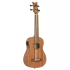 Ortega LIZZY-BSFL-GB Short scale bund nélküli basszus ukulele, tokkal