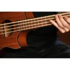 Ortega LIZZY-PRO Short scale bund nélküli basszus ukulele, tokkal
