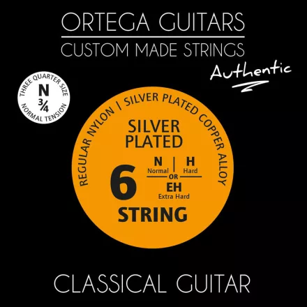 Ortega NYA34N klasszikus gitárhúr készlet, 3/4-es méret