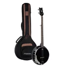 Ortega OBJ250-SBK Banjo, fekete, tokkal