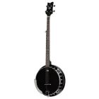 Ortega OBJ250-SBK Banjo, fekete, tokkal