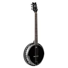 Ortega OBJ350/6-SBK Banjo, 6 húros, fekete