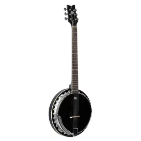 Ortega OBJ350/6-SBK Banjo, 6 húros, fekete
