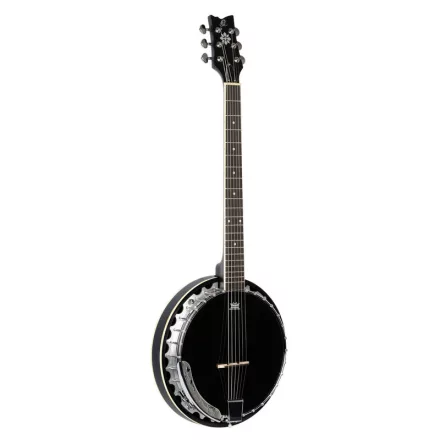 Ortega OBJ350/6-SBK Banjo, 6 húros, fekete