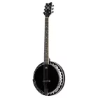 Ortega OBJ350/6-SBK Banjo, 6 húros, fekete