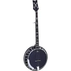 Ortega OBJ450-SBK Banjo, fekete, tokkal