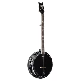 Ortega OBJ650-SBK Banjo, fekete, tokkal