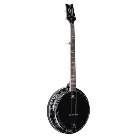 Ortega OBJ650-SBK Banjo, fekete, tokkal