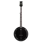 Ortega OBJ650-SBK Banjo, fekete, tokkal