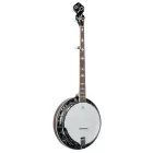 Ortega OBJ750-MA Banjo, lángolt juhar, tokkal
